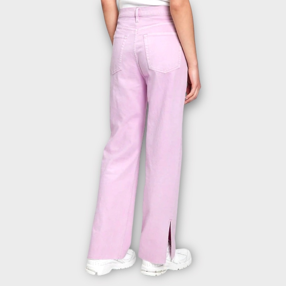 High Rise '90s Loose Jeans Lavender NWT